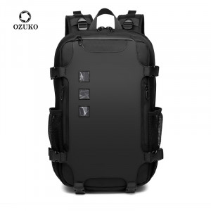 Рюкзак для ноутбука 15,6 Ozuko 9388 черный фото спереди
