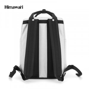 Рюкзак Himawari 1010XL-08 светло-серый фото сзади