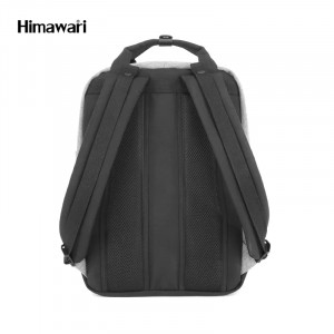 Рюкзак Himawari 1010XL-06 серый с черным фото сзади