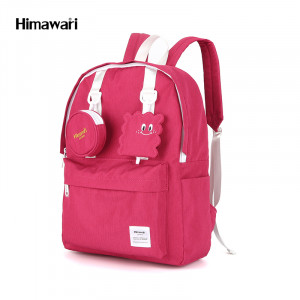 Школьный рюкзак Himawari 0422 малиновый