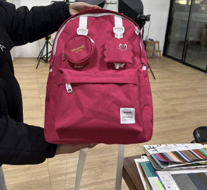 Школьный рюкзак Himawari 0422 малиновый