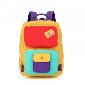Школьный разноцветный рюкзак Himawari 8029-4 фото спереди