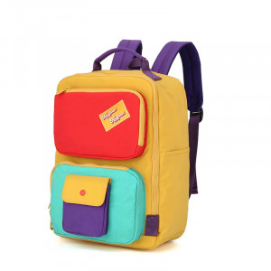 Школьный разноцветный рюкзак Himawari 8029-4