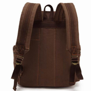 Холщовый рюкзак Augur 1039L коричневый фото сзади