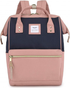 Рюкзак Himawari 9001 розовый с синим фото спереди