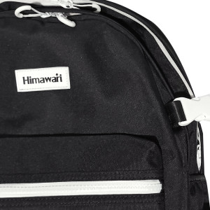 Рюкзак Himawari 9290-01 черный крупным планом