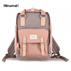 Рюкзак Himawari 188L-32 розово-серый фото спереди