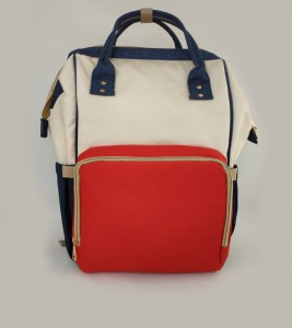 Рюкзак для мамы Оксфорд TIJEMIER красно-белый (005)
