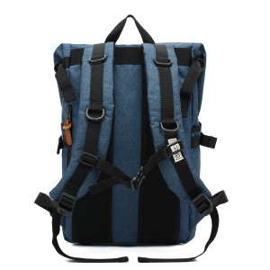 Городской молодежный рюкзак  OZUKO синий (8672)