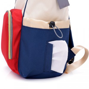 Рюкзак-сумка для мамы с USB Baby Super сине-фиолетовый (lf958)