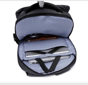 Рюкзак городской USB для ноутбука 15,6" OZUKO синий (9037)