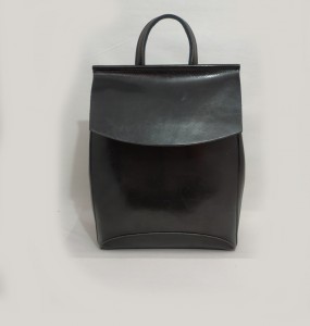 Рюкзак женский кожаный J.M.D. 10637-1 черный лицевая сторона фото 2