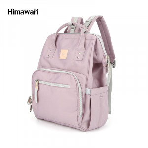 Рюкзак для мам Himawari 1213-01 сиреневый фото вполоборота