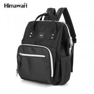 Рюкзак для мам Himawari 1213-03 черный фото вполоборота