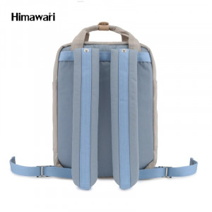 Рюкзак Himawari HM188L-30 серый с голубым фото сзади
