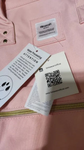 Рюкзак Himawari 9001 розовый пастельный