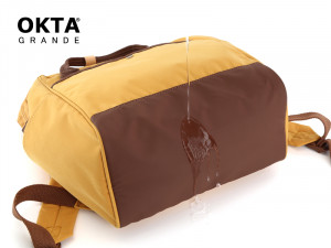 Рюкзак OKTA 1086-02 желтый фото дна крупным планом