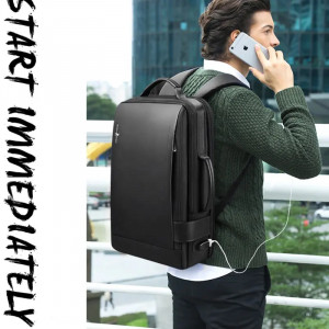 Рюкзак-сумка WilliamPOLO POLO207208 черный на модели