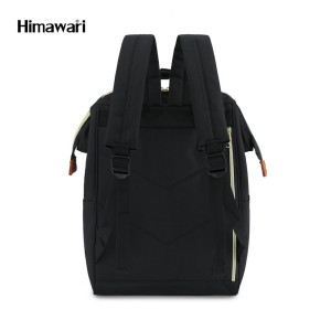 Рюкзак Himawari 9001-01 черный фото сзади