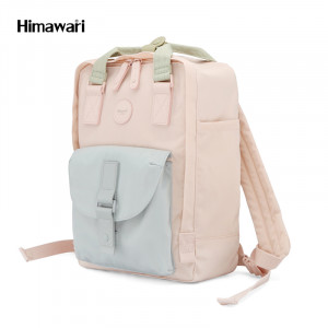 Рюкзак Himawari 200-07 розовый с голубым фото вполоборота