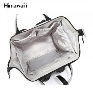 Рюкзак для мамы и малыша Himawari 1208-02 бордово-коричневый фото основного отделения