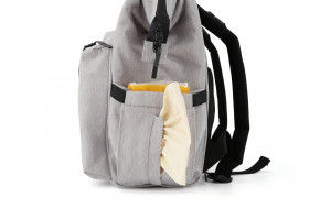 Рюкзак для мамы и малыша Himawari 1208 боковой карман для салфеток