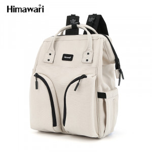 Рюкзак для мамы Himawari 1208-03 слоновая кость фото вполоборота