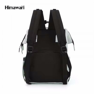 Рюкзак для мамы Himawari 1208-08 мятный зеленый фото сзади