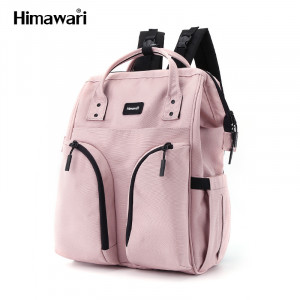 Рюкзак для мамы Himawari 1208-10 розовый фото вполоборота