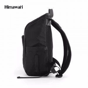 Рюкзак для мам Himawari 1223 черный фото сбоку