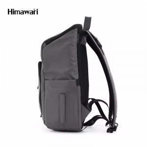 Рюкзак для мам Himawari 1223-05 темно-серый фото сбоку