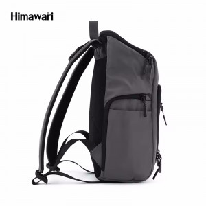 Рюкзак для мам Himawari 1223-05 темно-серый фото сбоку