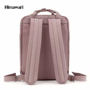 Рюкзак Himawari 188L-81 розово-коричневый фото сзади