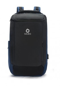 фото вид рюкзака оzuko 9060L синий спереди
