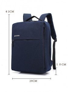 Рюкзак для ноутбука 14 OZUKO синий 8848 фото с размерами