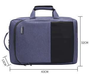 Сумка-рюкзак мужская для ноутбука 17" TUGUAN CF1835 синяя 