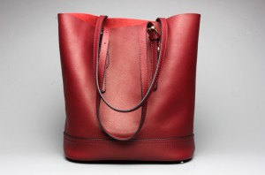 Женская сумка тоут Jindailin L6122 красная вид спереди