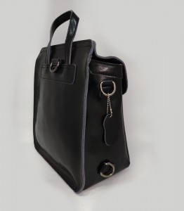 Сумка-рюкзак женская кожаная J.M.D. черная L5019