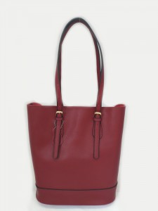 Женская сумка тоут Jindailin L6122 красная вид спереди фото 2