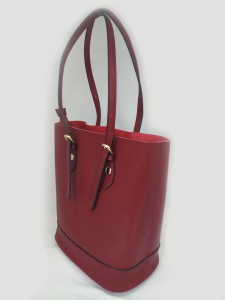 Женская сумка тоут Jindailin L6122 красная фото сбоку