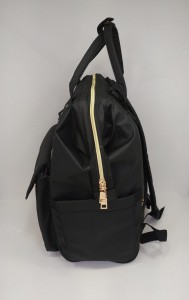 Рюкзак для мамы и малыша TSETGE IP143 черный вид сбоку