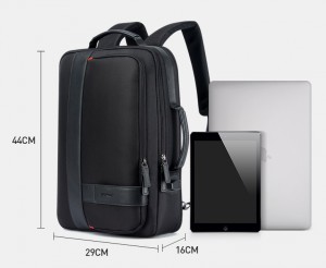 Бизнес рюкзак-сумка BOPAI 751-006561 с USB черный