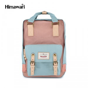 Рюкзак Himawari голубой с розовым HM188-L