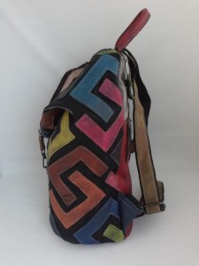 кожаный рюкзак ручной работы Yi Tian 8007вид сбоку