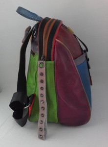 фото вид сбоку рюкзак ручной работы Yi Tian 527с разноцветный