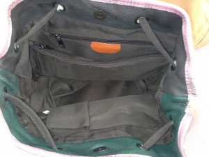 Женская кожаная сумка ручной работы  Yi Tian 805 фото3 сумки внутри