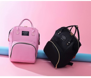 рюкзак LIVING TRAVELING SHARE черный и розовый сравнение на контрасте