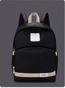 Рюкзак для мамы и малыша BAORDAI IP177 черный фото вид спереди