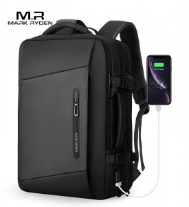 Рюкзак дорожный Mark Ryden MR9299 regular черный фото с разъемом USB