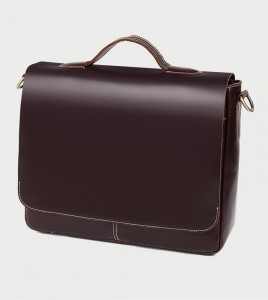Кожаная мужская сумка J.M.D. 7108R коричневая главное фото